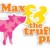 A pink pig with the words " max & the truffle pigs ".